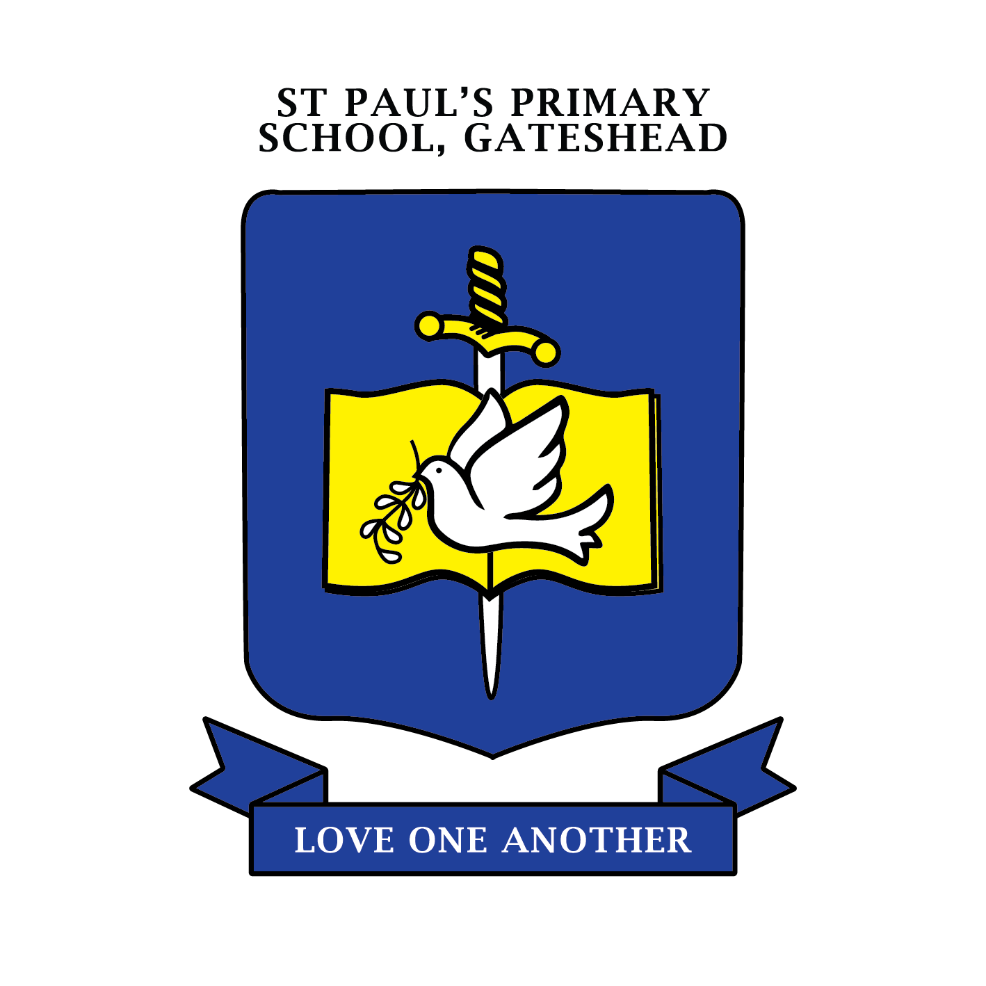 St Paul's Primary School, Gateshead Logo