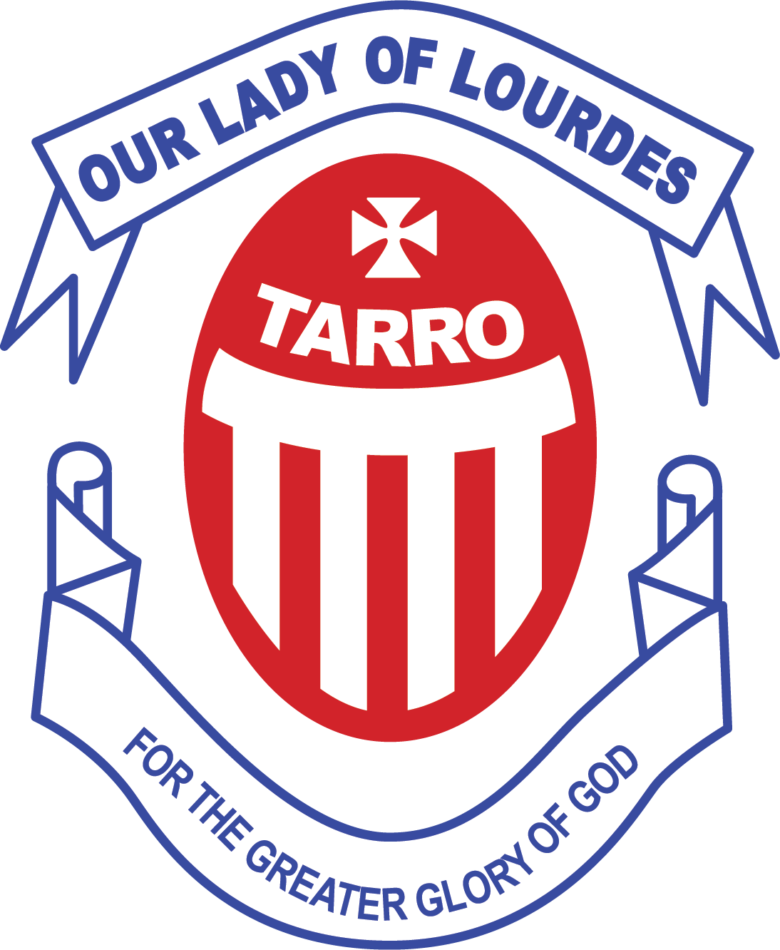 Our Lady Of Lourdes Primary School, Tarro Logo