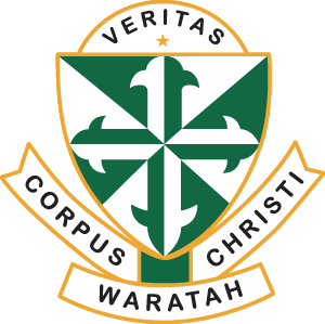 Corpus Christi Primary School, Waratah Logo